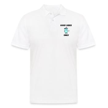 drink cartoon vibes - Men's Polo Shirt - white - Front - Kai (181cm)