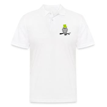 owl sir - Männer Poloshirt - Weiß - Vorne - Kai (181cm)