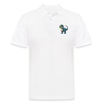 Wild Animal Dinosaur - Men's Polo Shirt - white - Front - Kai (181cm)