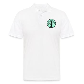 baum des lebens - Männer Poloshirt - Weiß - Vorne - Kai (181cm)
