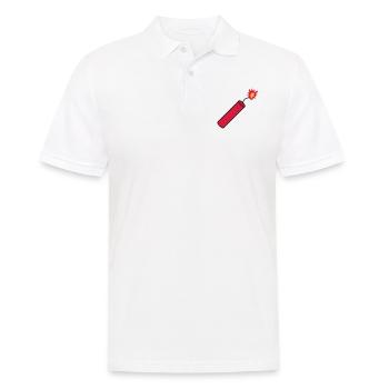 stange tnt dynamit explodieren explosion sprengsto - Männer Poloshirt - Weiß - Vorne - Kai (181cm)