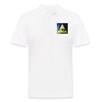 All Seeing Eye - Men's Polo Shirt - white - Front - Kai (181cm)