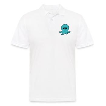 Poulpe Cool - Polo Homme - blanc - Devant - Kai (181cm)