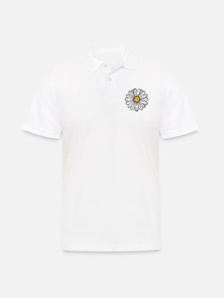 Daisy - Men's Polo Shirt - white