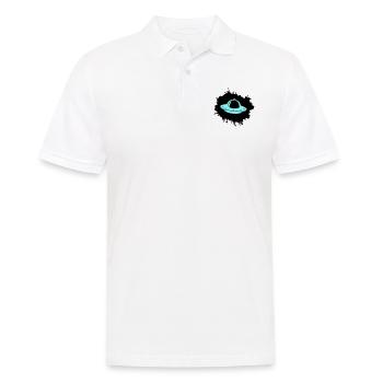 Blobs d’OVNI - Polo Homme - blanc - Devant - Kai (181cm)