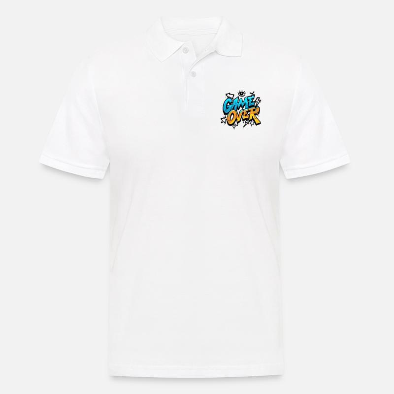 Game over - Men's Polo Shirt - white