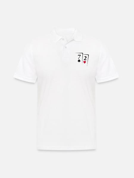 Poker Karten - Men's Polo Shirt - white