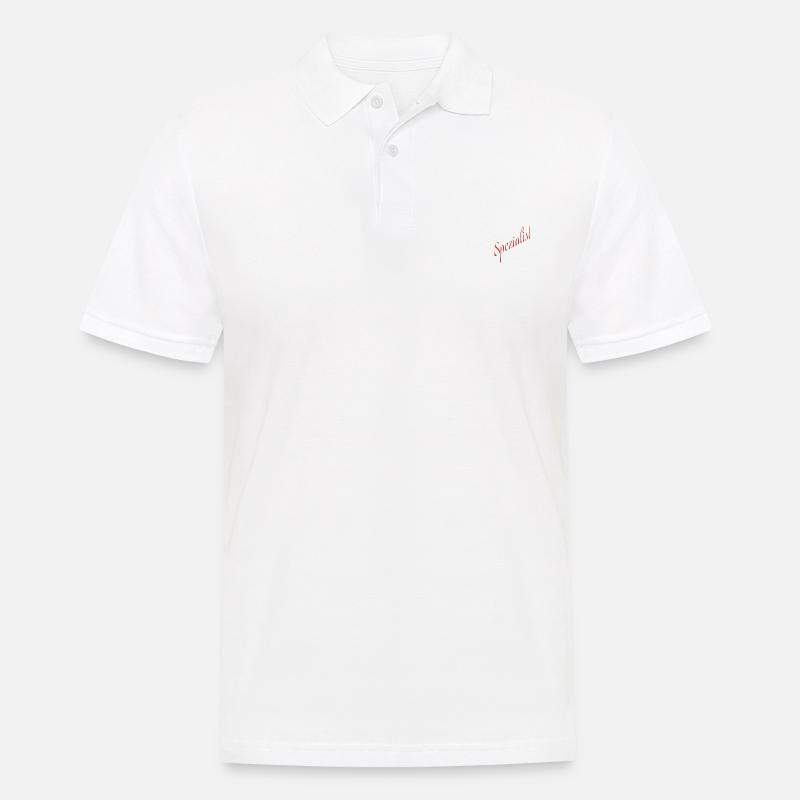 Pulled Pork - Männer Poloshirt - Weiß