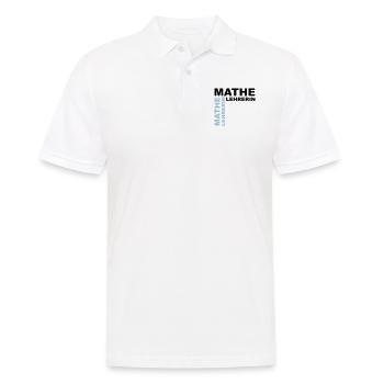 Mathe Lehrerin - V2 - Männer Poloshirt - Weiß - Vorne - Kai (181cm)