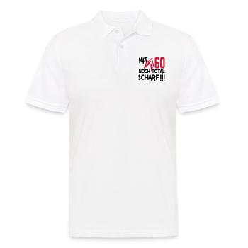 Birthday Peperoni Scharf 60 Geburtstag Heiss Chill - Männer Poloshirt - Weiß - Vorne - Kai (181cm)