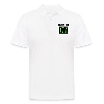 werkzeug werkstatt 02 - Männer Poloshirt - Weiß - Vorne - Kai (181cm)