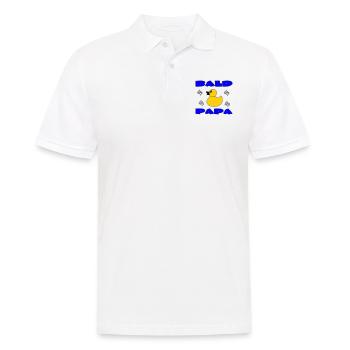BALD PAPA - Polo Homme - blanc - Devant - Kai (181cm)