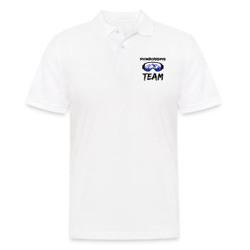 Snowboarding Team - Männer Poloshirt - Weiß - Vorne - Kai (181cm)