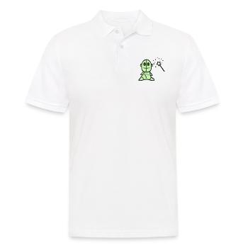 Voodoo Doll - Men's Polo Shirt - white - Front - Kai (181cm)
