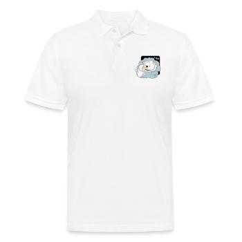 Hund koreanisch - japanischer Stil 03 - Männer Poloshirt - Weiß - Vorne - Kai (181cm)