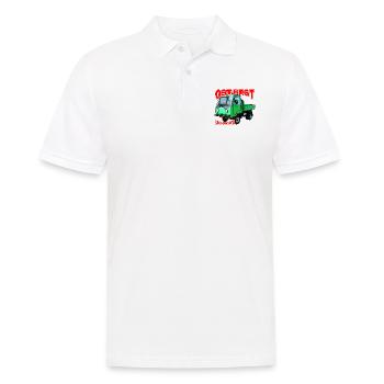 Multicar M25 bunt - Männer Poloshirt - Weiß - Vorne - Kai (181cm)