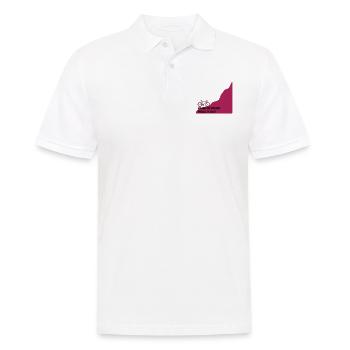 When in doubt pedal it out - Men's Polo Shirt - white - Front - Kai (181cm)