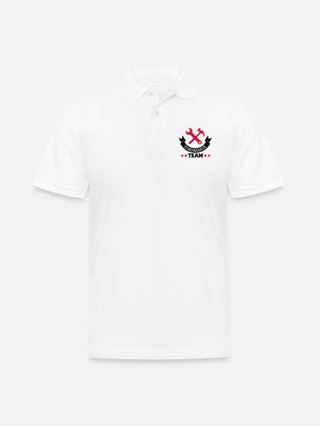 handwerker_team_2 - Männer Poloshirt - Weiß