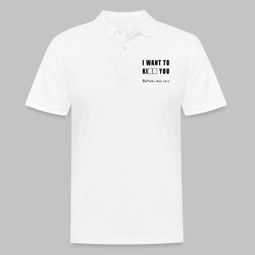 I want to - Men's Polo Shirt