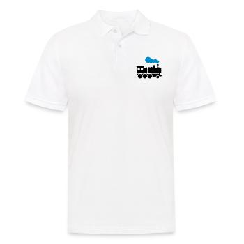 Locomotive - Polo Homme - blanc - Devant - Kai (181cm)