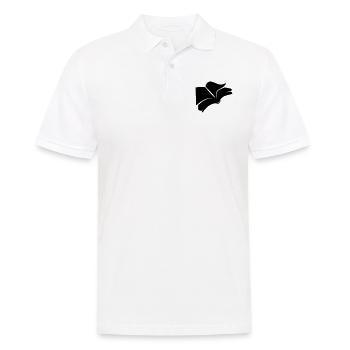 buch - Männer Poloshirt - Weiß - Vorne - Kai (181cm)