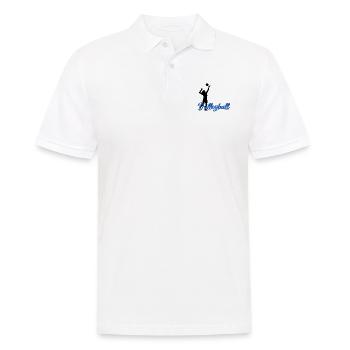 Volleyball - Männer Poloshirt - Weiß - Vorne - Kai (181cm)