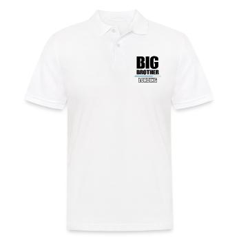 big brother loading 2 - Men's Polo Shirt - white - Front - Kai (181cm)