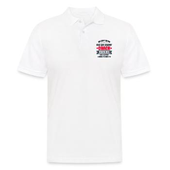 SUPER COACH D'UNE ÉQUIPE FORMIDABLE - Polo Homme - blanc - Devant - Kai (181cm)
