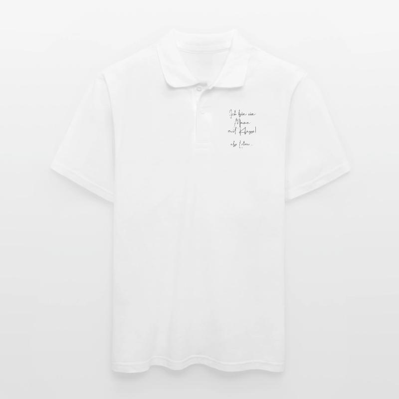 Ich bin ein Mann mit Klasse also Lehrer Männer Poloshirt