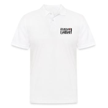 Klasse Lehrer - Männer Poloshirt - Weiß - Vorne - Kai (181cm)