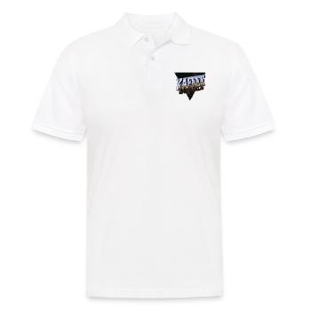 süchtig frühstück trinken bürotasse coffeeshop - Männer Poloshirt - Weiß - Vorne - Kai (181cm)