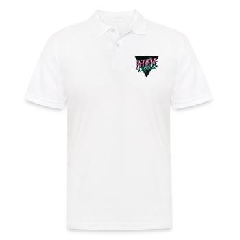Vacances de Noël Dino Dinosaures Bubaprints - Polo Homme - blanc - Devant - Kai (181cm)