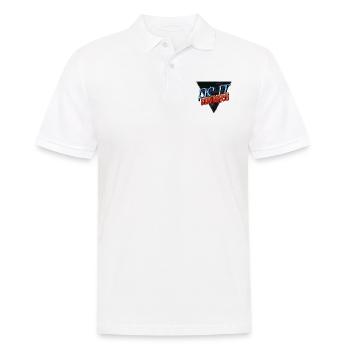 quote funny sayings bodybuilding dinosaur tshirt - Men's Polo Shirt - white - Front - Kai (181cm)
