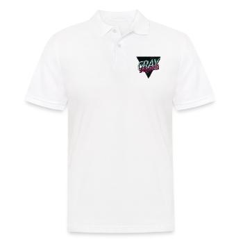 amants extraterrestres enlèvement extraterrestre scifi ours - Polo Homme - blanc - Devant - Kai (181cm)
