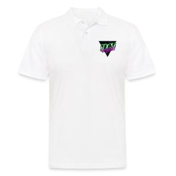 Idée de cadeau d’anniversaire à base de plantes Pro Vegan - Polo Homme - blanc - Devant - Kai (181cm)