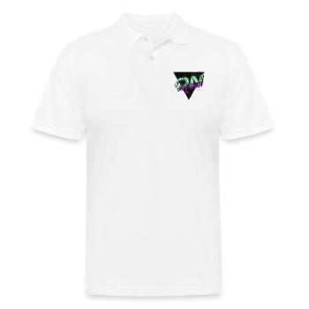 hiking calligraphic cool present idea attitude - Men's Polo Shirt - white - Front - Kai (181cm)