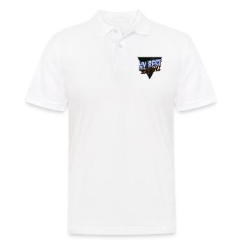 Camping Funny Happy Birthday Present Idea Quote - Men's Polo Shirt - white - Front - Kai (181cm)