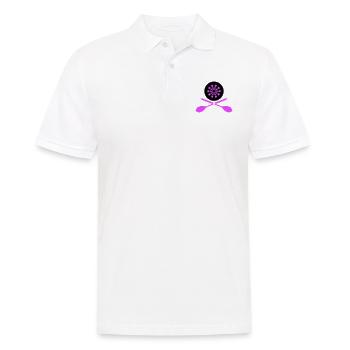Dart Sport Logo - Männer Poloshirt - Weiß - Vorne - Kai (181cm)