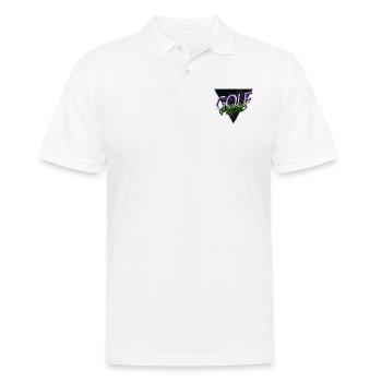boysgolf girlsgolf golfkids golf ball golf swing - Männer Poloshirt - Weiß - Vorne - Kai (181cm)