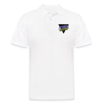 awesome coffee cappuccino milk gift mug happy - Männer Poloshirt - Weiß - Vorne - Kai (181cm)