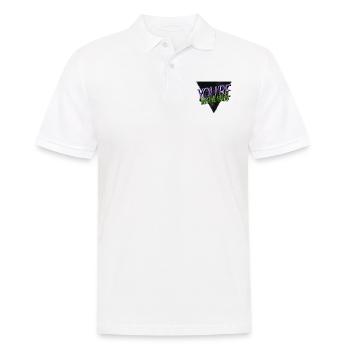 computer funny quote funny gym bodybuilding humor - Männer Poloshirt - Weiß - Vorne - Kai (181cm)