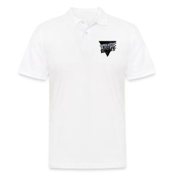 Beach Christmas Comic Quote Bodybuilder Beard Dork - Men's Polo Shirt - white - Front - Kai (181cm)