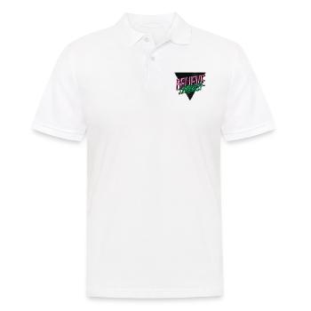 Awesome Funny Quote Animal Bday Dino Dinosaur Moon - Men's Polo Shirt - white - Front - Kai (181cm)