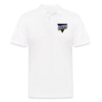 habitudes de lecture cadeau cadeau blagues geek déclaration - Polo Homme - blanc - Devant - Kai (181cm)