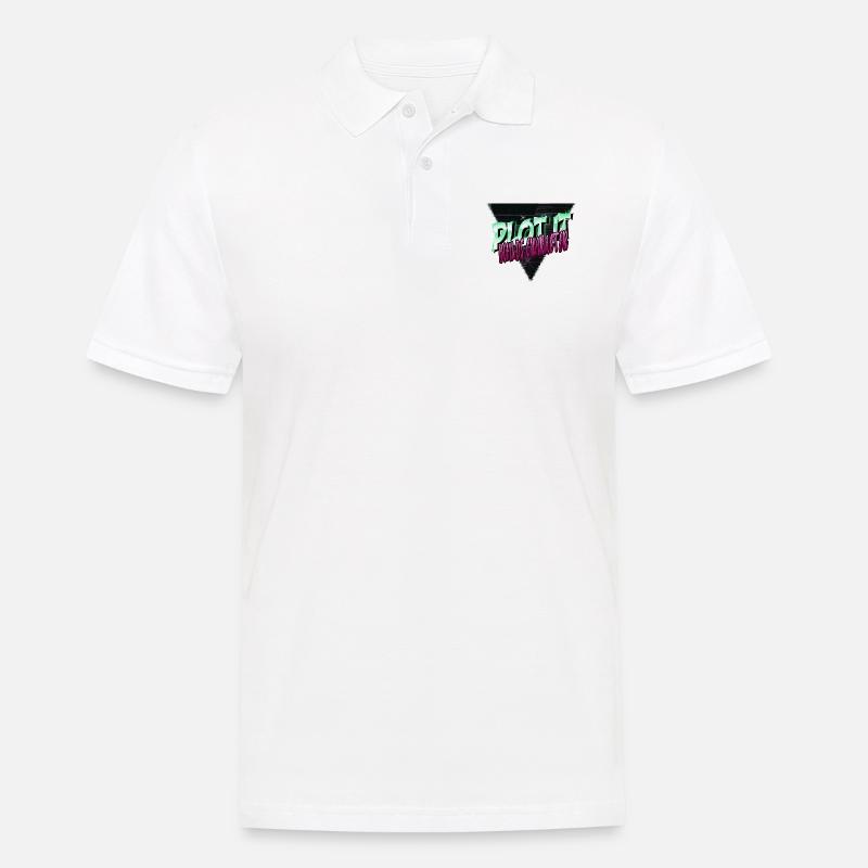funny present storytelling techniques - Men's Polo Shirt - white