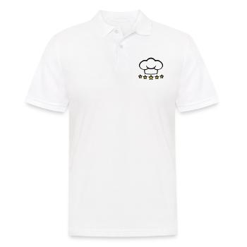 Chef Kitchen Chef's Hat 5 Star Master Cool - Men's Polo Shirt - white - Front - Kai (181cm)