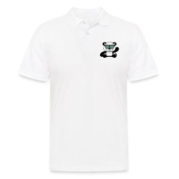 Panda Ours Cool - Polo Homme - blanc - Devant - Kai (181cm)