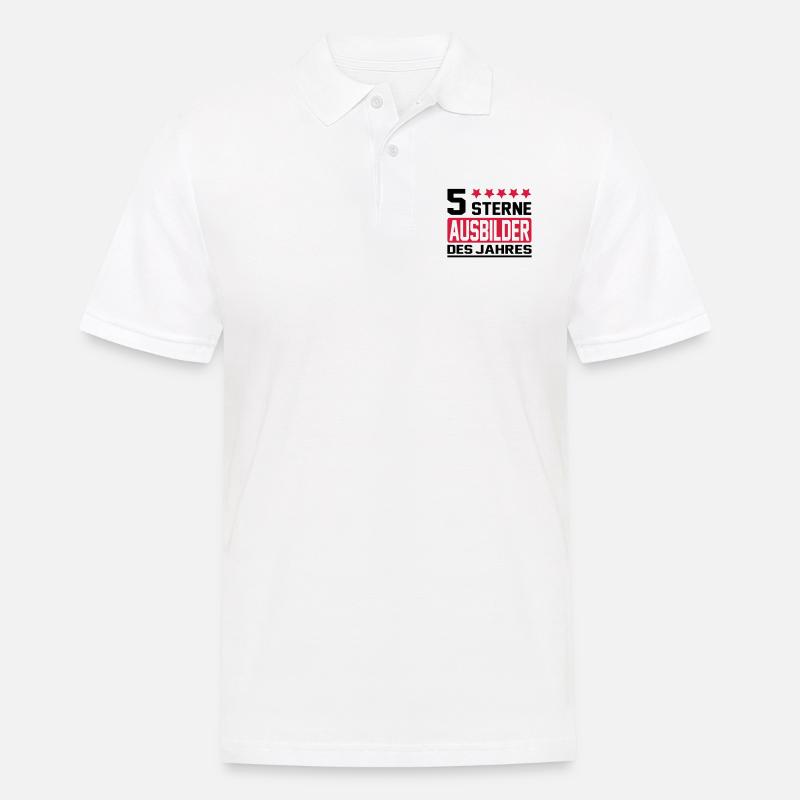 instructor - Polo Homme - blanc
