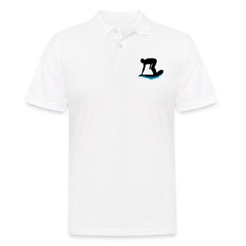 surfer_2 - Männer Poloshirt - Weiß - Vorne - Kai (181cm)