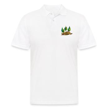 Leaves - Men's Polo Shirt - white - Front - Kai (181cm)
